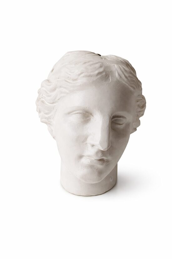 Ģipša galvas sienas dekors